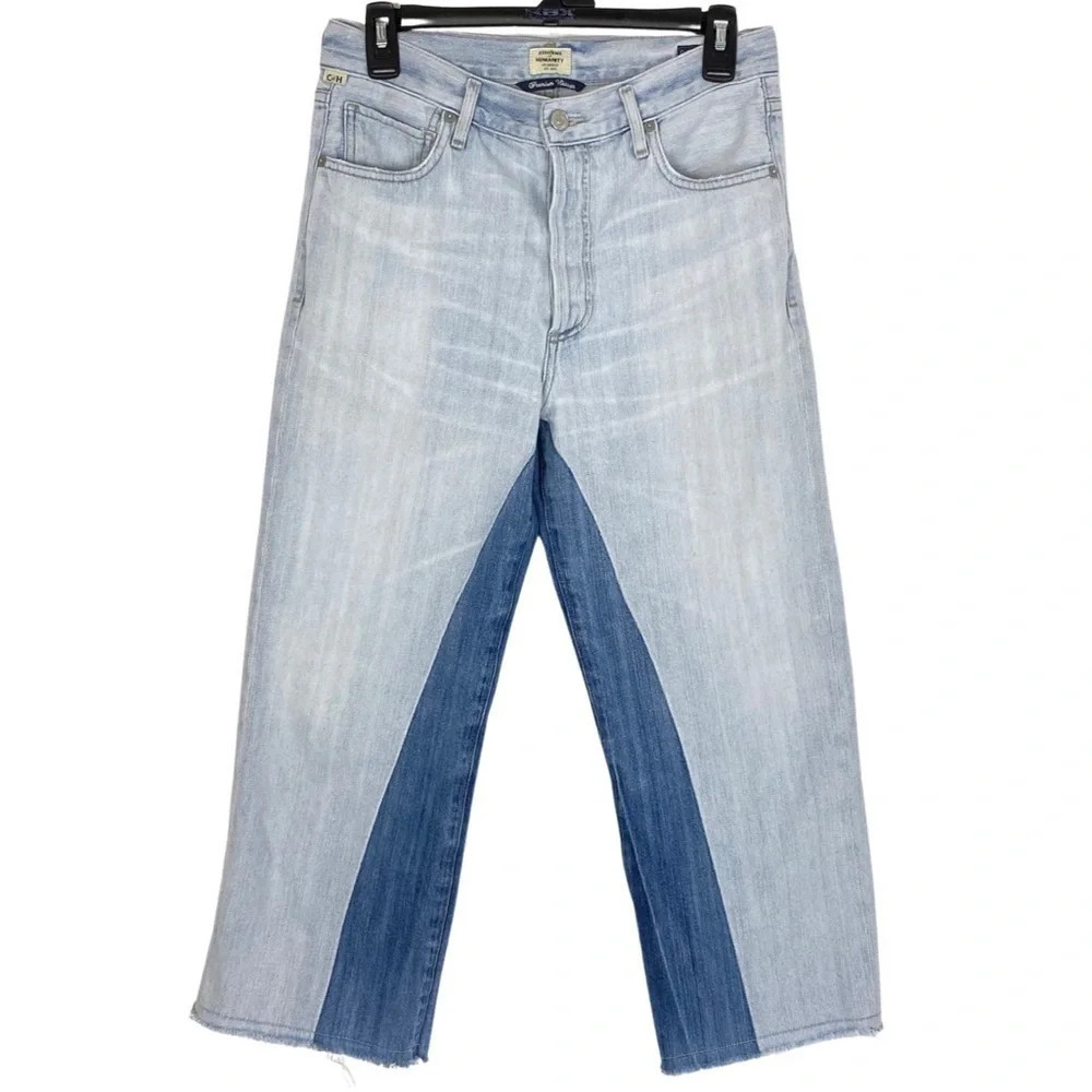 Citizens Of Humanity Jeans Waist 27 Womens Small Cora Crop Relaxed Shadow Inseam